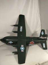 Vintage Tim Mee Spielzeug Hercules C-130 Kunststoff Flugzeug Hergestellt IN USA
