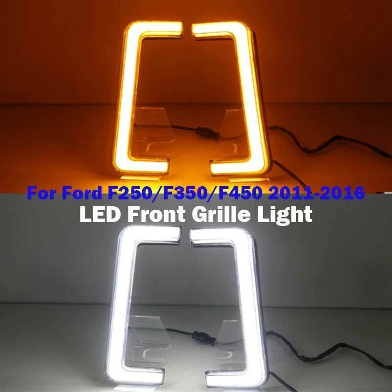 Front Grille Light LED Day Running Light For Ford F150 2010-2015 Pair - Изображение 3 из 4