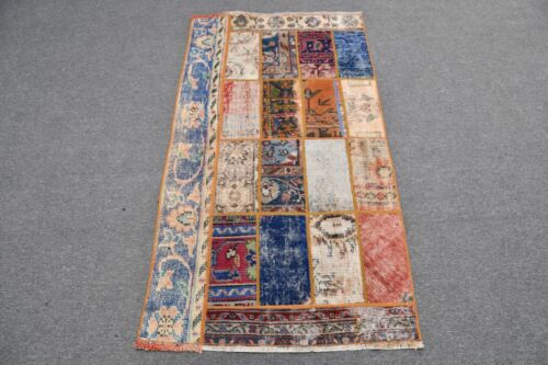 Alfombras turcas, alfombra vintage, alfombra marroquí, alfombras pequeñas de 2,6x4,6 pies, alfombra de piso - Imagen 1 de 6