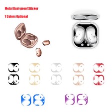 Metal Stickers Earphone Protective Cover Case Flim for Samsung Galaxy Buds Live