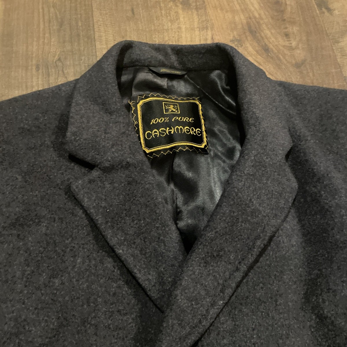 Vintage Brookstreet Raleigh's Washington 100% Cashmere Coat Grey
