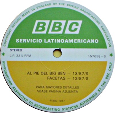 BBC LATIN AMERICA - AL PIE DEL BIG BEN - ALYSON MOYET / BILLY IDOL - 13/87