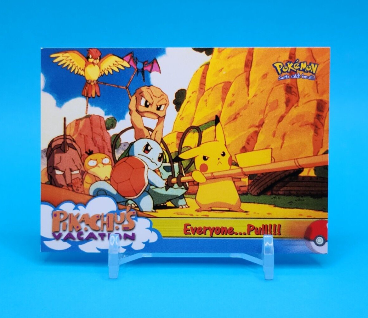 Pokemon Card - Everyone...Pull!!! 52 - Pikachu's Vacation - Topps
