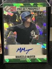 2021 Leaf Pro Set Metal Marcelo Mayer #PS0-MM7 1990 Green Crystals Auto /5