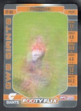 2017 AFL TEAMCOACH [FOOTY FLIX] 3D INSERT CARD - FF-09 Rory LOBB (GWS GIANTS)