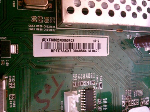 Vizio E55-C1 Mainboard XFCB02K005040X,715G7126-M01-000-004K mit Scr & Portabdeckungen - Bild 2 von 4