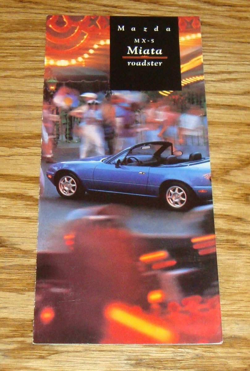 Original 1995 Mazda MX-5 Miata Roadster Accessories Foldout Sales