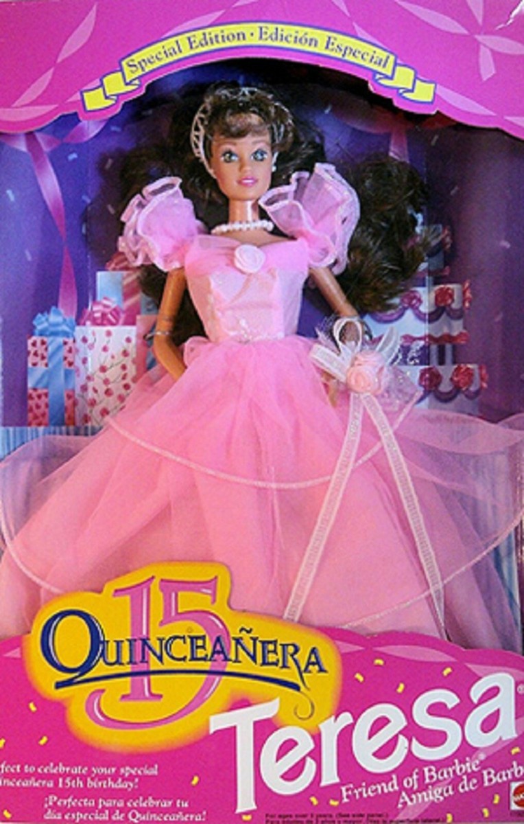BARBIE MATTEL SOLO ABITO 1994 QUINCEANERA SPECIAL EDITION TERESA