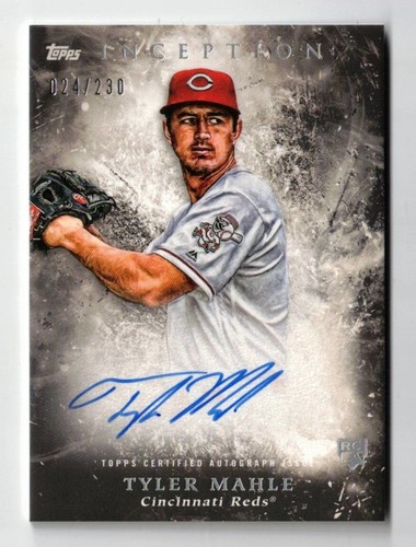 2018 Topps Inception Rookie & Emerging Stars RC AUTO Tyler Mahle! Autograph /230