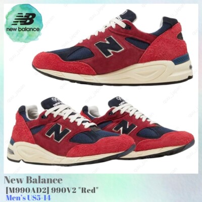 New Balance 990V2 Red M990AD2 Men's US5-14 NEW