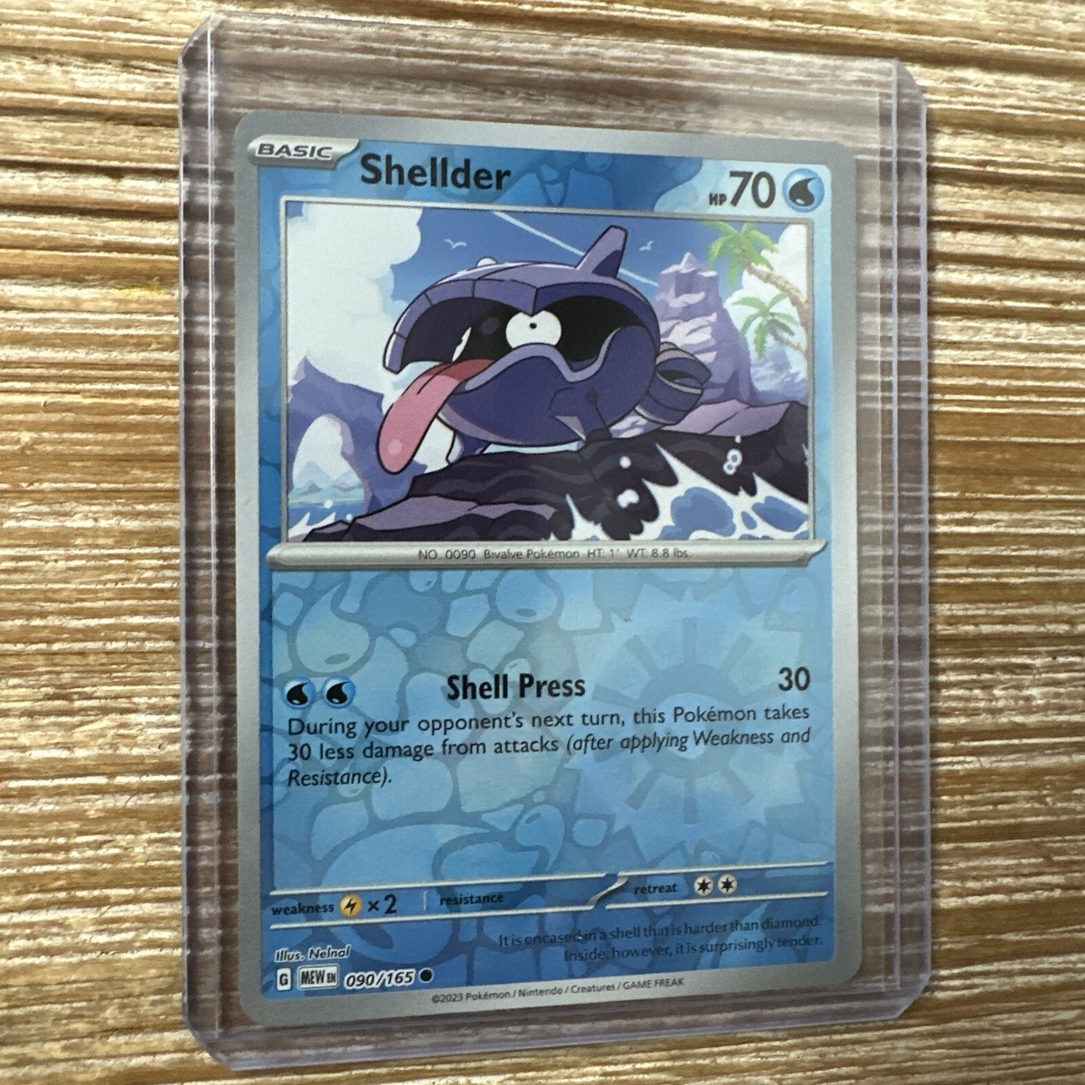 シェルダー ポケモンカードゲーム 151 090/165 Shellder 090/165 NM / M - 151 Scarlet Violet Pokemon Card $2