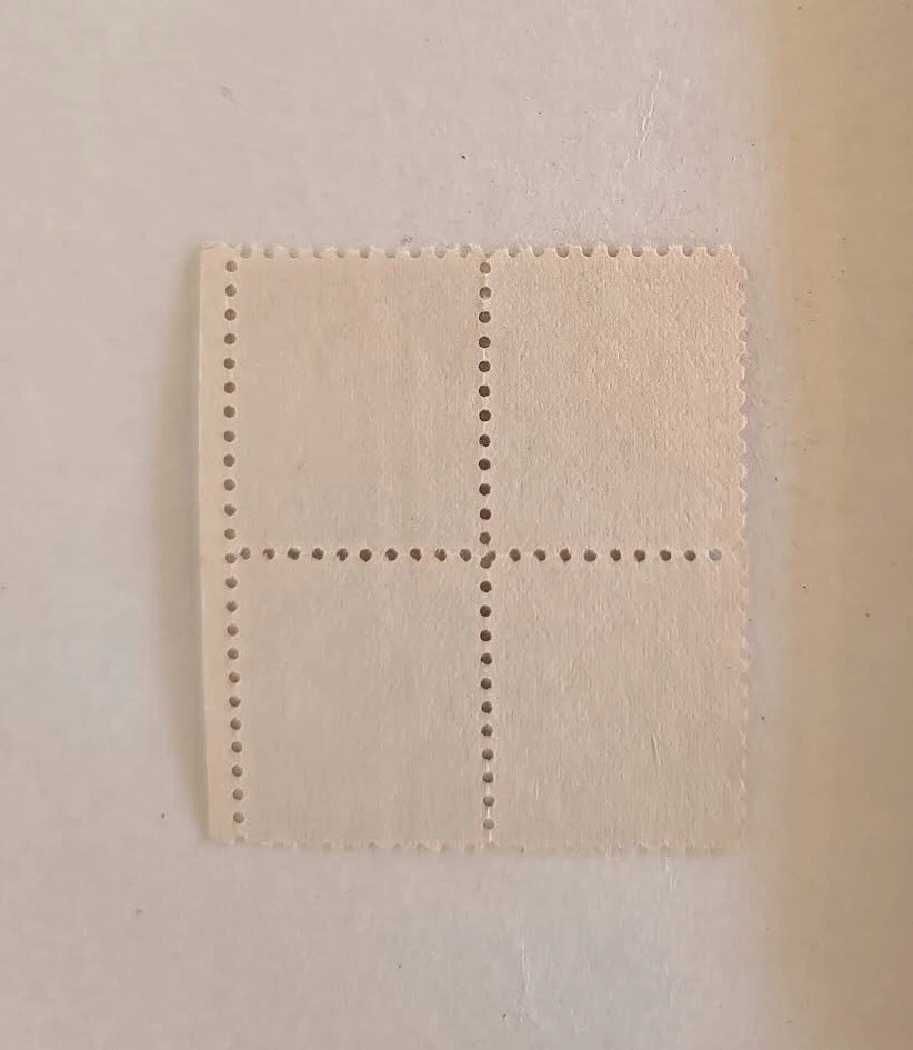 Vtg 20s 30s US Stamp Lincoln 3c Plate Block of 4 Vtg ESTATE STAMP LOT - Image 2 of 3