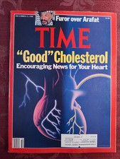 TIME Magazine December 12 1988 Dec 12/12/88 Good Cholesterol Yasser Arafat