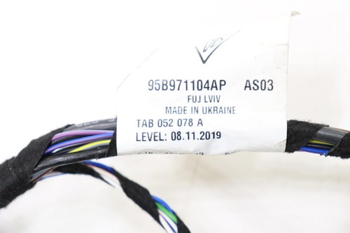 2019-2021 PORSCHE MACAN REAR BUMPER PARKING SENSOR WIRE HARNESS OEM 95B971104AP - Picture 13 of 14