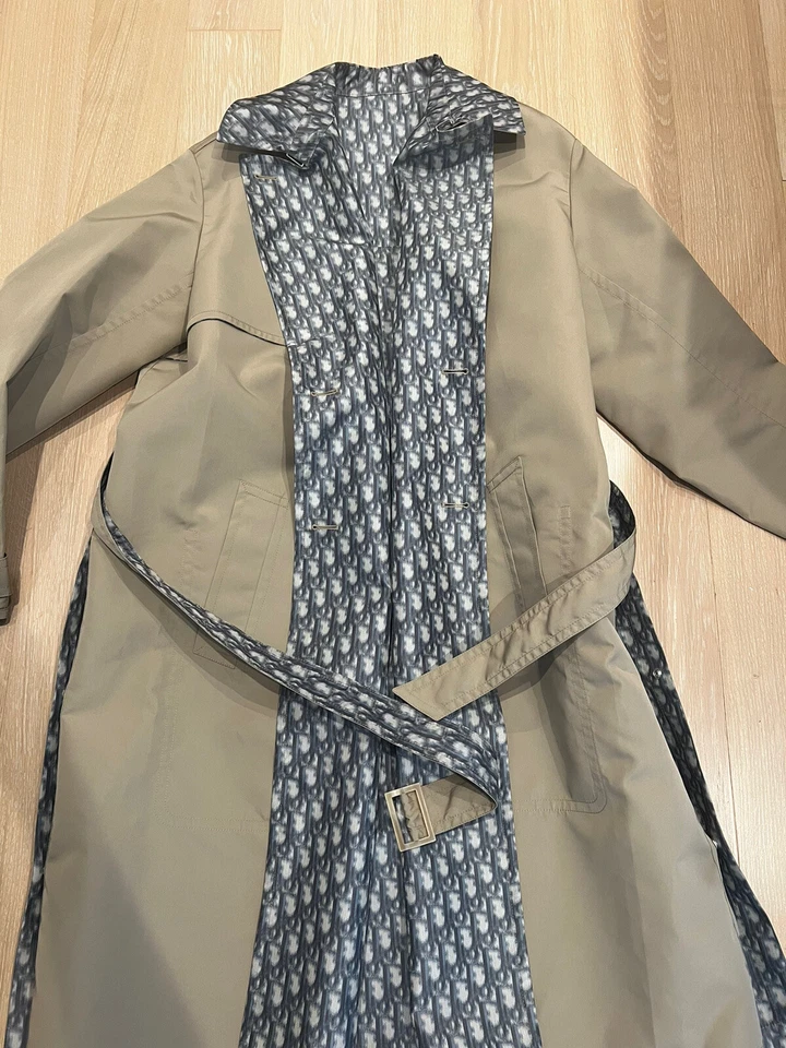 Dior x Stussy Monogram Reversible Trench coat MEN kim jones - Image 2 of 4
