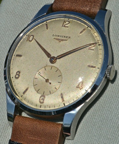 Rare Longines 1951 Steel Manual Winding 
