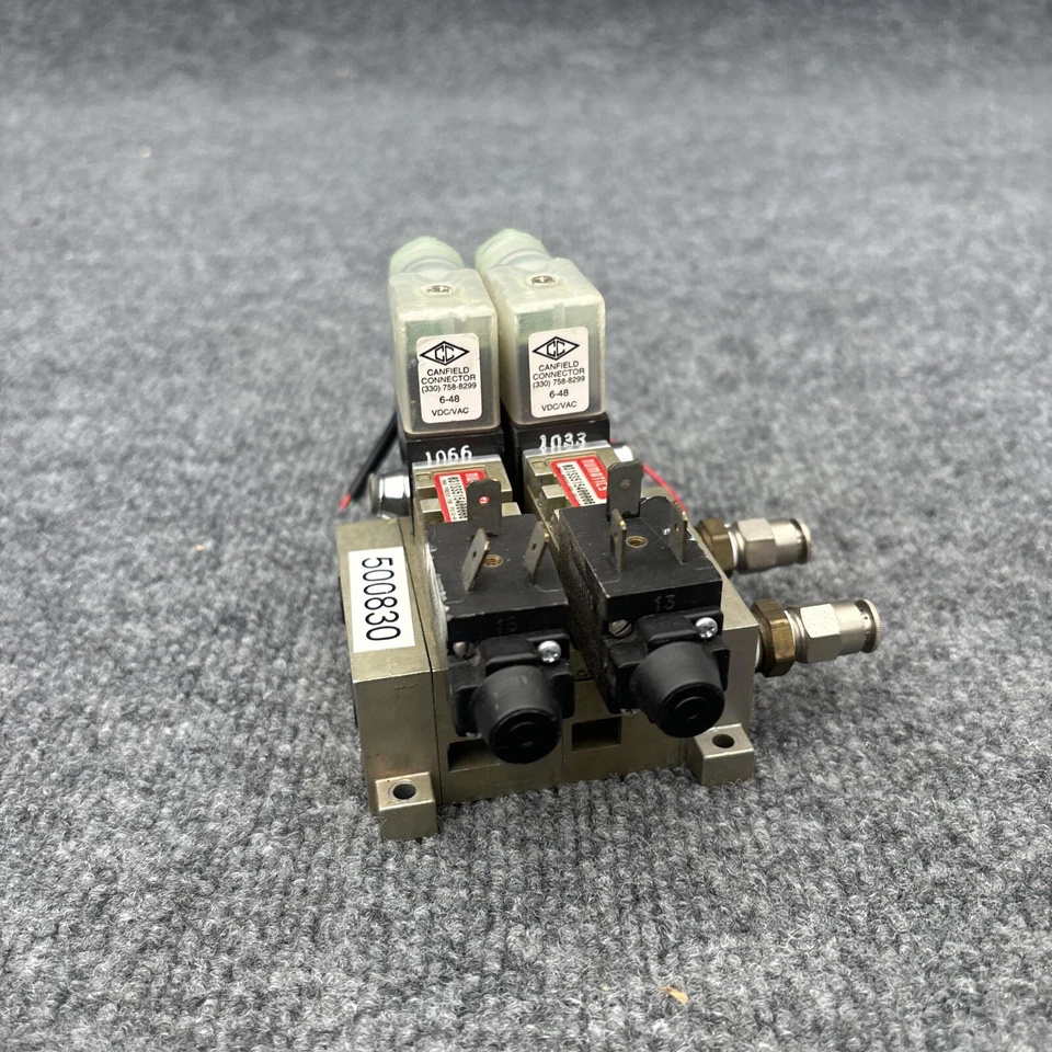 Numatics  031SS5154000061 MK3 Series 1/8" NPT Solenoid Valve/Manifolld Used - Image 3 of 4