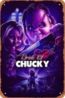 Vintage Metal Tin Sign Bride of Chucky Horror Movie Poster for Bar,Pub,Home,Coff