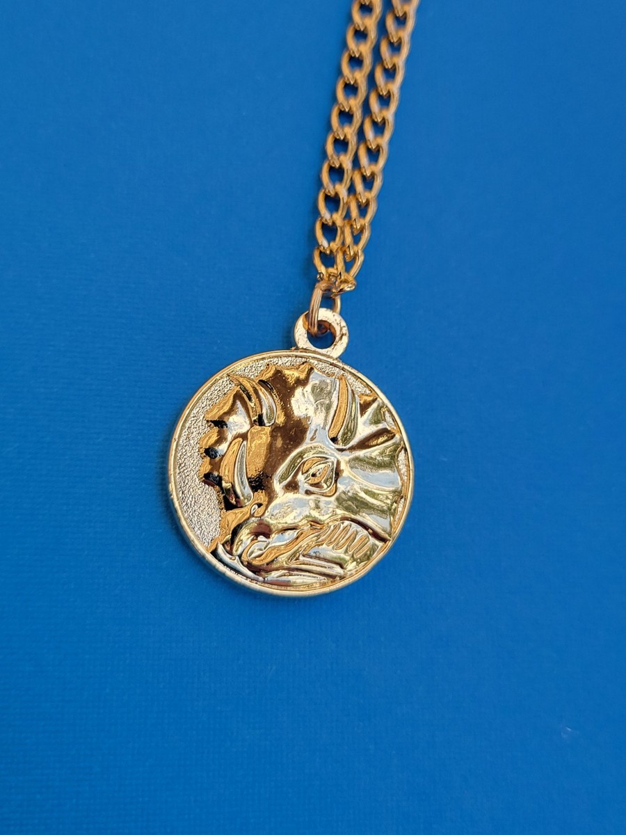 Blue Power Coin Necklace Double-Sided Gold Legacy Ranger