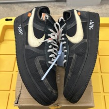 Nike Air Force 1 Low x OFF-WHITE Black 2018 for Sale
