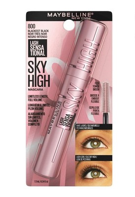 Maybelline Sky High Blackest Black Lash Sensational Washable Mascara 0.24 fl oz