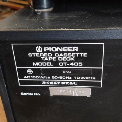 Pioneer/Pioner Sa-7800Ii Tx-7800Ii Ct-405 Pl-340 Ma-10A Integrated