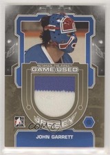 2012-13 ITG Between the Pipes Game-Used Jersey Gold John Garrett #M-24 1j8