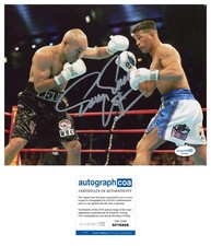 BOXING CHAMPION JESSE JAMES LEIJA SIGNED AUTOGRAPH 8x10 PHOTO PIC GATTI ACOA