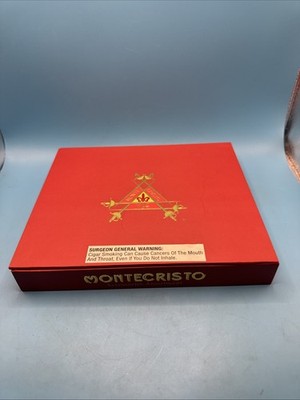 Montecristo Red Cigar Accessory Kit Cutter Lighter Humidifier New Sealed