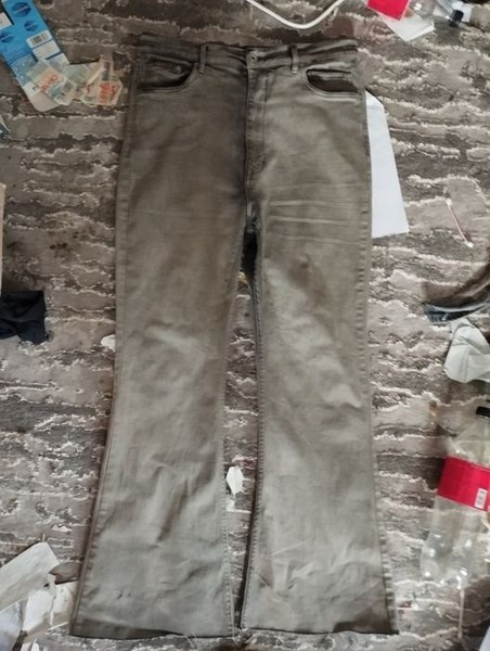 Men Rick Owens Jeans Grey Denim 32