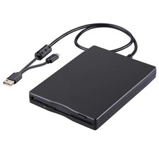 Floppy Disk Reader, 3.5 inch External USB  Type-C 1.44MB FDD Floppy Disk Dri...