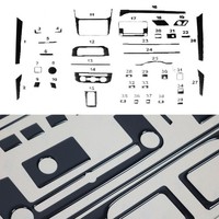 Innenraum Dekor Cockpit FüR Vw Caddy 2015-2020 Piano Schwarz Optik 39Tlg
