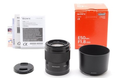 [Top NEUWERTIG] Sony E 50 mm f/1.8 OSS SEL50F18 für E-Mount Objektiv...