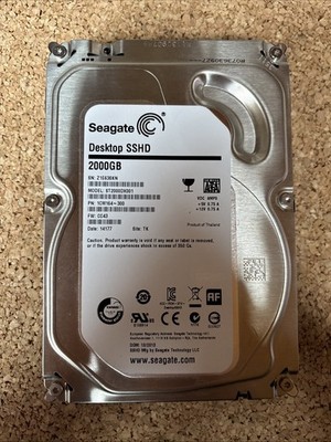 Seagate ST2000DX001 2 TB 6Gb/s 3.5-Inch SATA Desktop Solid State Hybrid Drive
