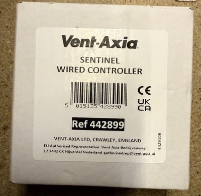 Vent-Axia Sentinel Kinetic Kabelfernbedienung und Kabel 443283 442899