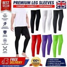 2PCS Cooling Leg Sleeves Compression UV Sun Protection Running Cycling Sports