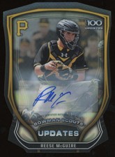 Reese McGuire 2015 Topps Bowman Chrome Scouts Top 100 Updates Auto #BSU-RM
