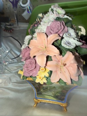 Thomas Kinkade Bouquet Of Memories By Bradford Exchange