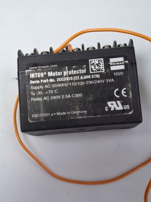 Kriwan INT69 Motor Protection Module Relay 115-230V AC 50/60Hz Compressor PTC
