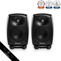 GENELEC 8320A GLM 2 Way Active Studio Monitor Speakers Pair Black 8320AMM NEW JP