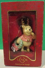 LENOX 2010 annual POOH ORNAMENT -- POOH'S DEEREST CHRISTMAS -- -- NEW in BOX