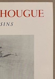 Jean de LA HOUGUE - Affiche originale exposition - Atelier Delahaye - Paris - vue 3 sur 5