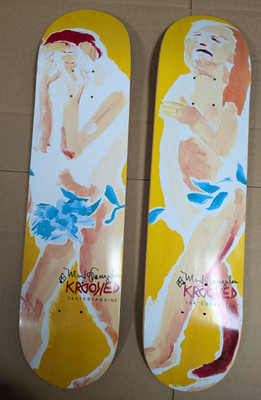 2004 Krooked Fine Art Series Mark Gonzales Adam & Eve Paradise Lost 2 Deck Set