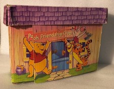 Collectible Disney Kid's Pooh Friendship Club Stuffed Animal Toys Set. Vintage.