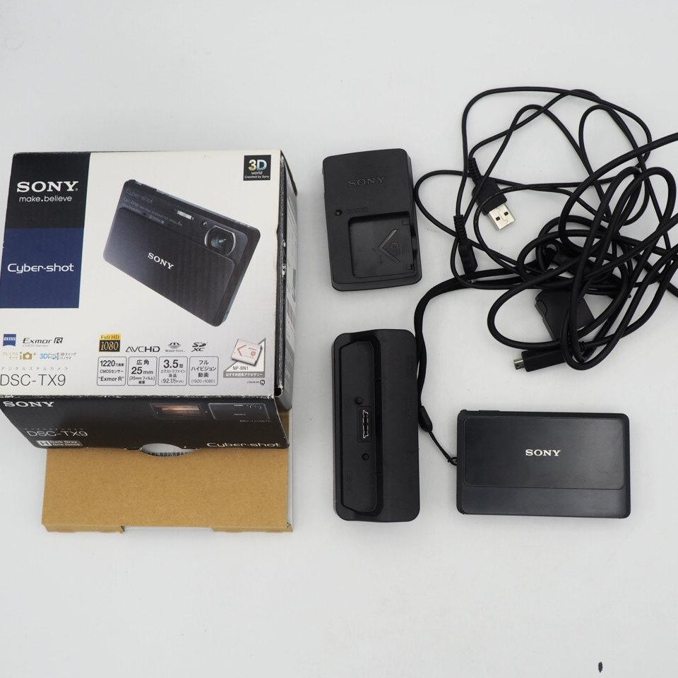 Sony Cyber-shot DSC-TX9 Compact Digital Camera, 16.2MP, with Accessories, Used