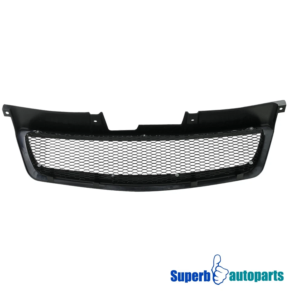 Fit 2005-2006 05-06 Altima Mesh Honeycomb Style Bumper Grille Matte Black Foto 3 de 4