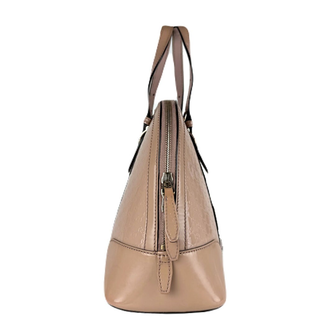 Gucci Micro Guccissima Pink Beige Patent Leather Shoulder Bag Used thumbnail 2