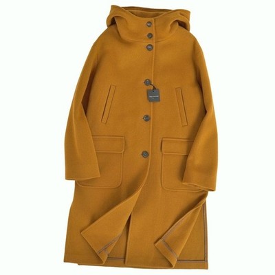Tagliatore DONA Coat Hooded Long Wool Outerwear 40 (m) Used MOLO-0