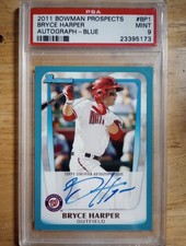 Is This the Best Bryce Harper Card? 2012 Bowman Platinum Bat Plate Surfaces 6