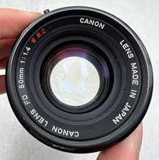 Canon FD SSC 50mm F1.4 Canon FD Mount Lens For SLR/Mirrorless Cameras Fungus